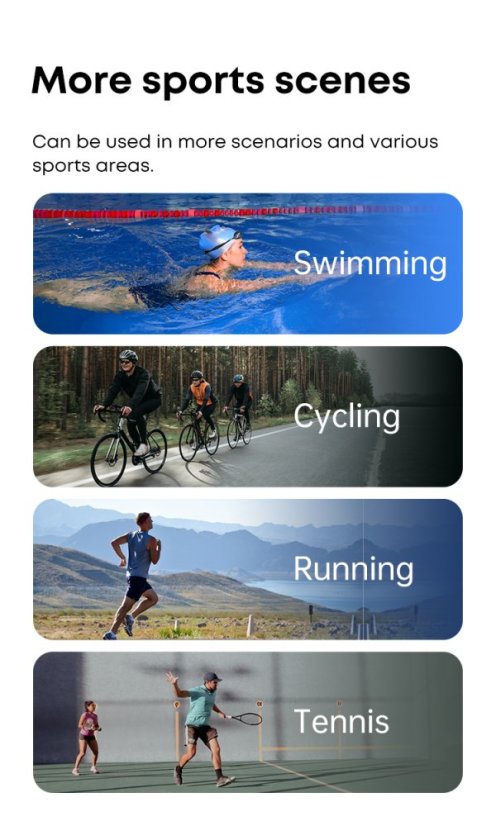 OPENTEC Swim 1: Wireless Open-ear Headphones for Swimming and Sports