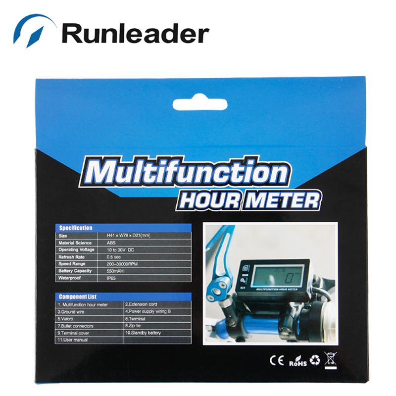 Multifunkční měřič otáček a hodin RL-HM028A