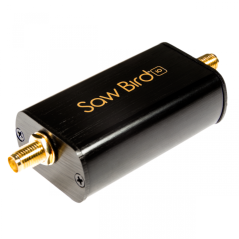 Nooelec SAWbird+ iO – prémiový duálny LNA a SAW filter pre pásmo L (Inmarsat AERO/STD-C), 1542 MHz