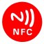 NFC nálepka tag 25mm s NTAG