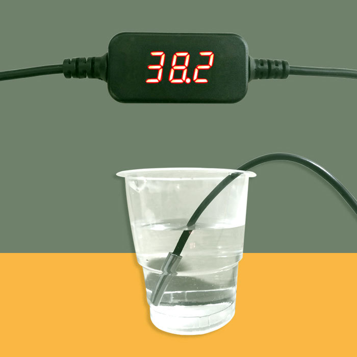 Digital LED Thermometer with USB Connection, DS18B20