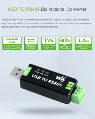 Bidirectional USB to RS485 Converter - FT232RNL - 17286