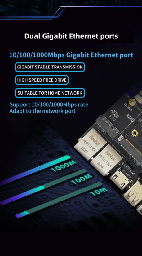 YY3568 Vývojová Deska ARM s RK3568