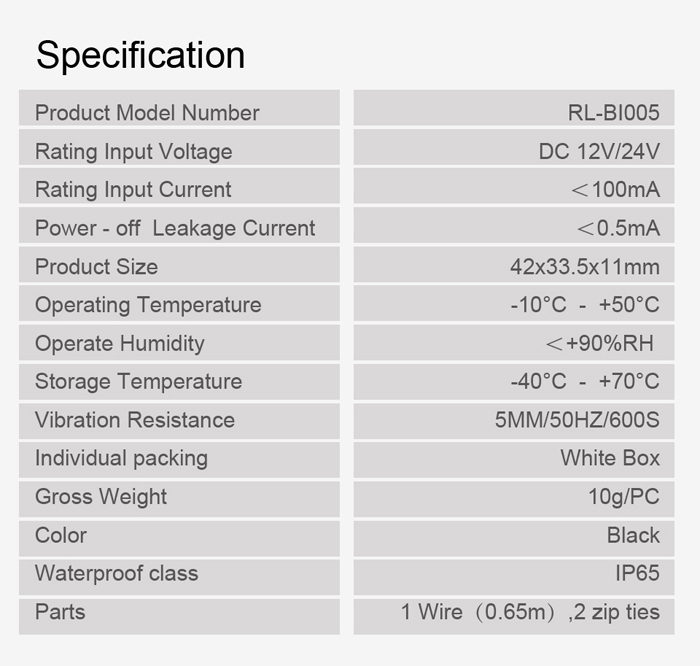 Digital Indicator of Lead Battery Status RL-BI005