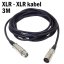 TS-C3II Mikrofonový Kabel XLR Samec/Samice 3m