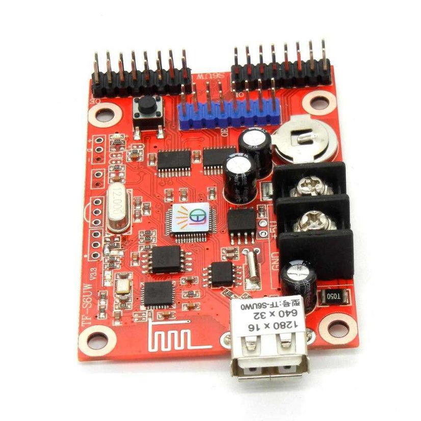 TF-S6UW0 Ovladač pro LED Reklamní Panely WIFI 1280x16 pixelů