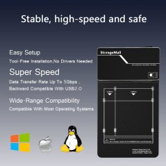 StorageMall SASDM01 SAS/SATA USB3.2 Adapter