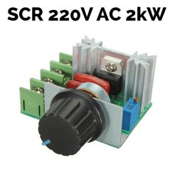 Regulátor otáček SCR pro AC motory - 220V/2kW