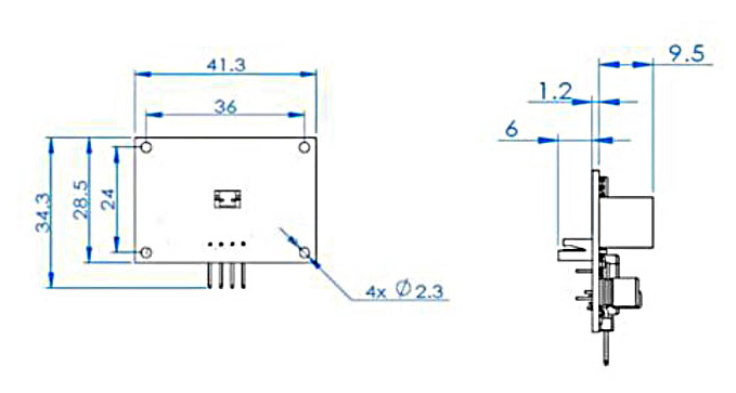 RCWL-1655 Ultrazvukový modul pro měření vzdálenosti