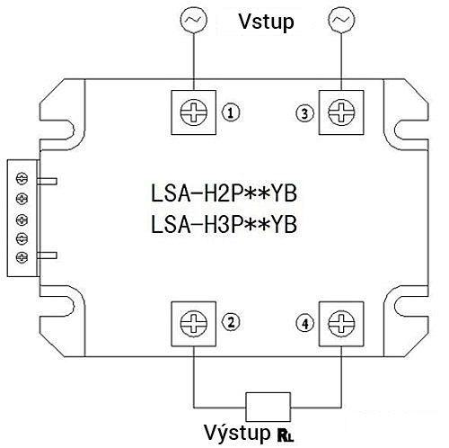 LSA Jednofázový solid state AC regulátor napětí 220/380V