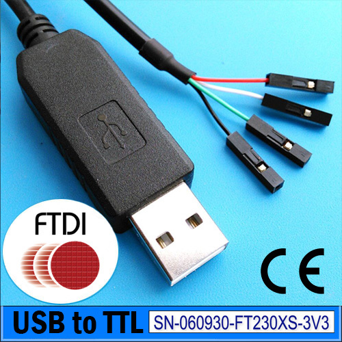 USB TTL UART Kabel FTDI FT230XS - Originální DuPont
