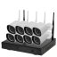 RGB-8H21A-WT 8CH Bezdrátový IP kamerový set - NVR WiFi kit + 8x 1080p IP Kamery