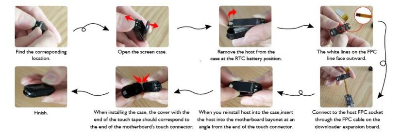 LILYGO® TTGO T-Wristband - Programovatelný náramek s ESP32