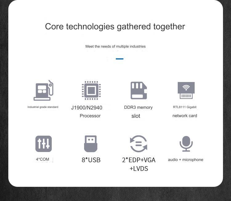 E-J18 x86 J1900 Industrial SBC Motherboard