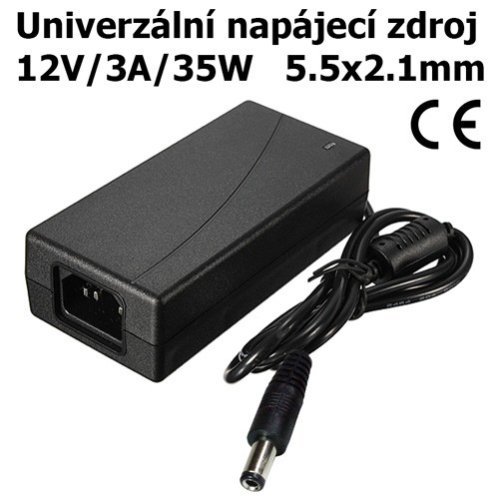 HD-1230 univerzální napájecí zdroj 12V/3A/35W