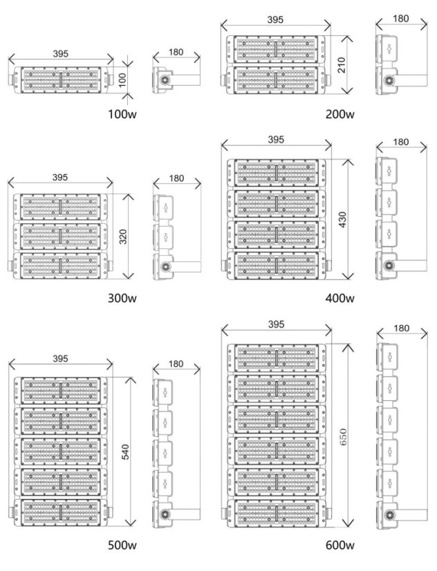 LED UV Lamp for Conveyor Belts IP65 XL-A100 100W