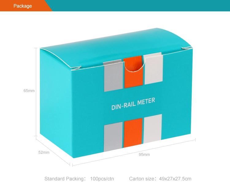 Single-Phase LED AC Frequency Meter DIN-F
