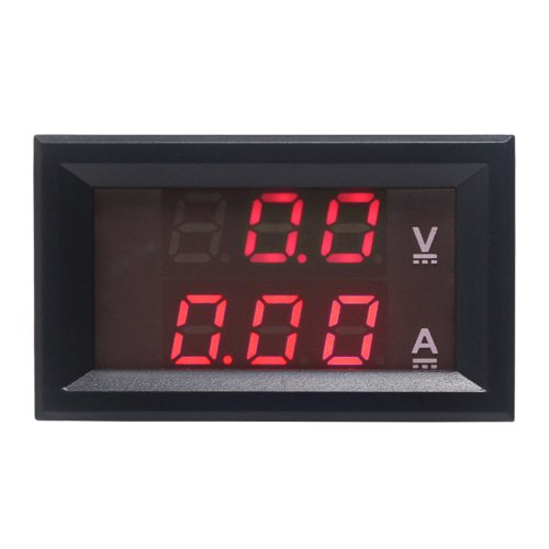 Digitální ampérmetr/voltmetr YB27VA 0-100V DC - Jmenovitý proud zátěže: 50A