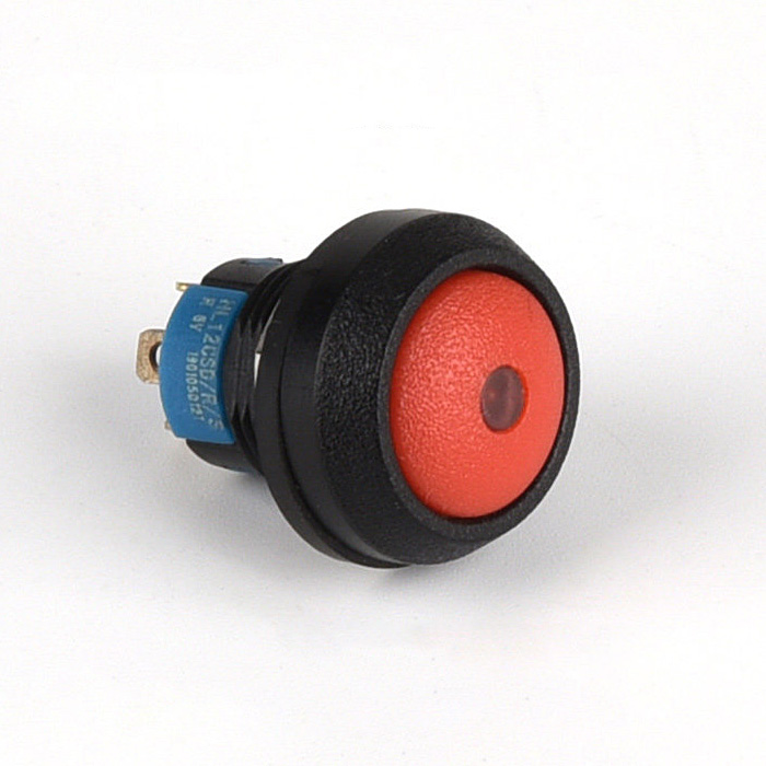 Mini Panel Push Button HL12C – 12 V, 12 mm