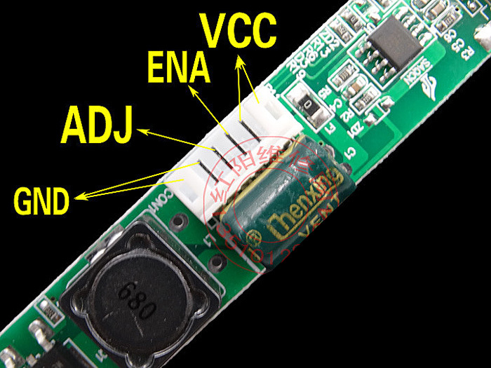 SQD-643 Inverter for Backlit Tube for 15-24" Displays 12V