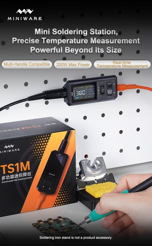 TS1M mini pájecí stanice