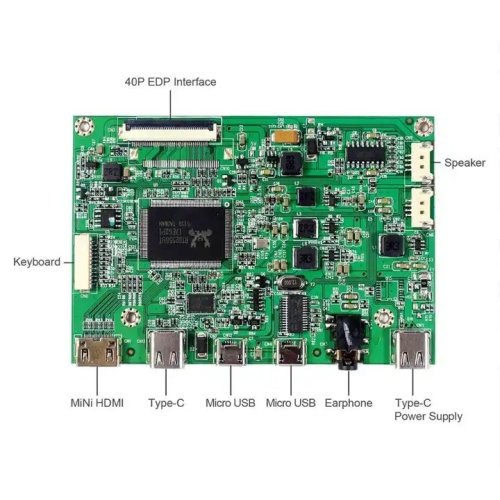 Deska RTD2556_TYPEC pro eDP 30pin FHD displeje s podporou mobilních telefonů