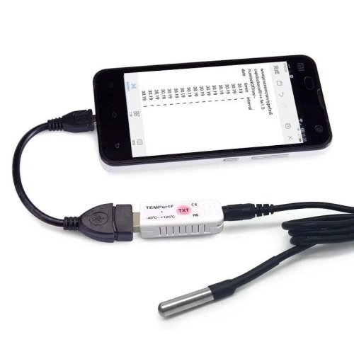 PCsensor TEMPer1F USB teploměr s čidlem pro PC