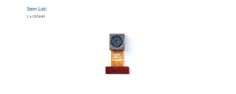 5MP Kamerový modul pro NanoPi Duo2
