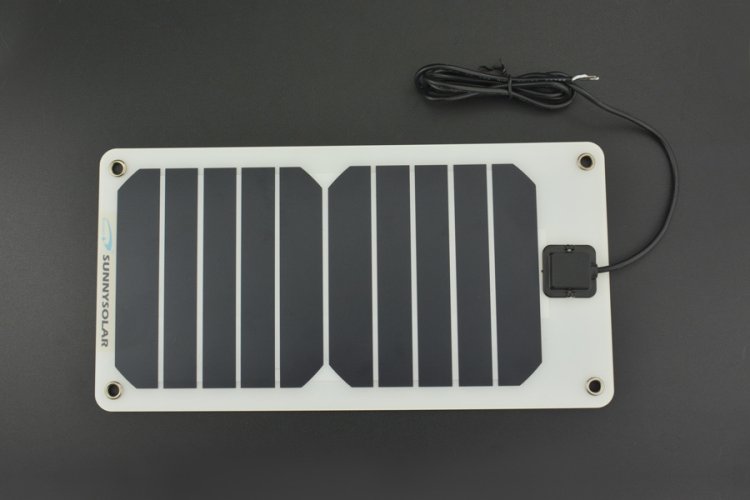 Flexibilní monokrystalický solární panel 5V/5W - FIT0600