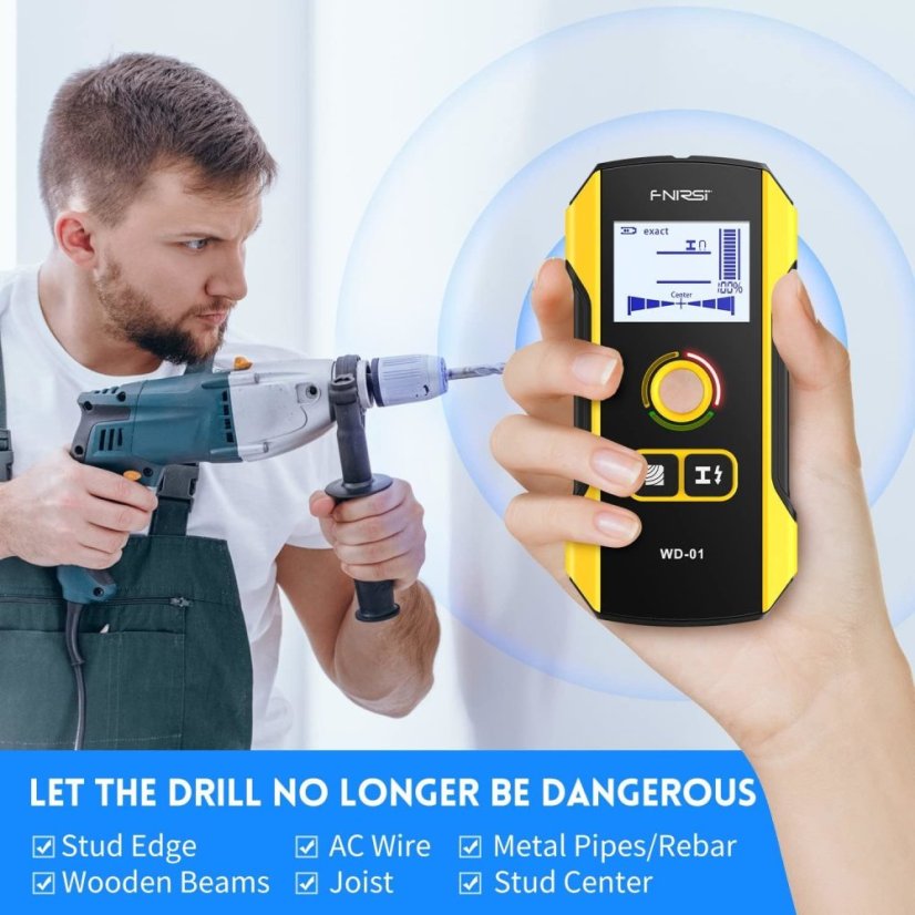 FNIRSI WD-01: Smart Wall Scanner and Metal Detector