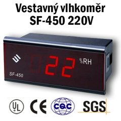Vestavný digitální vlhkoměr SF-450 220V