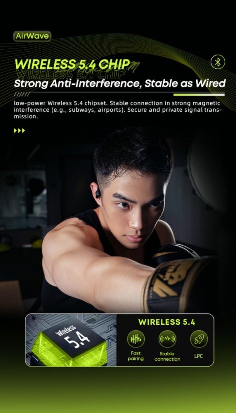 AirWave BE10 Open Headphones for Sports