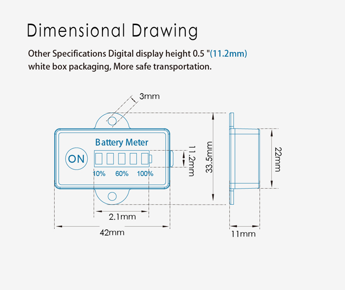 Digital Indicator of Lead Battery Status RL-BI005