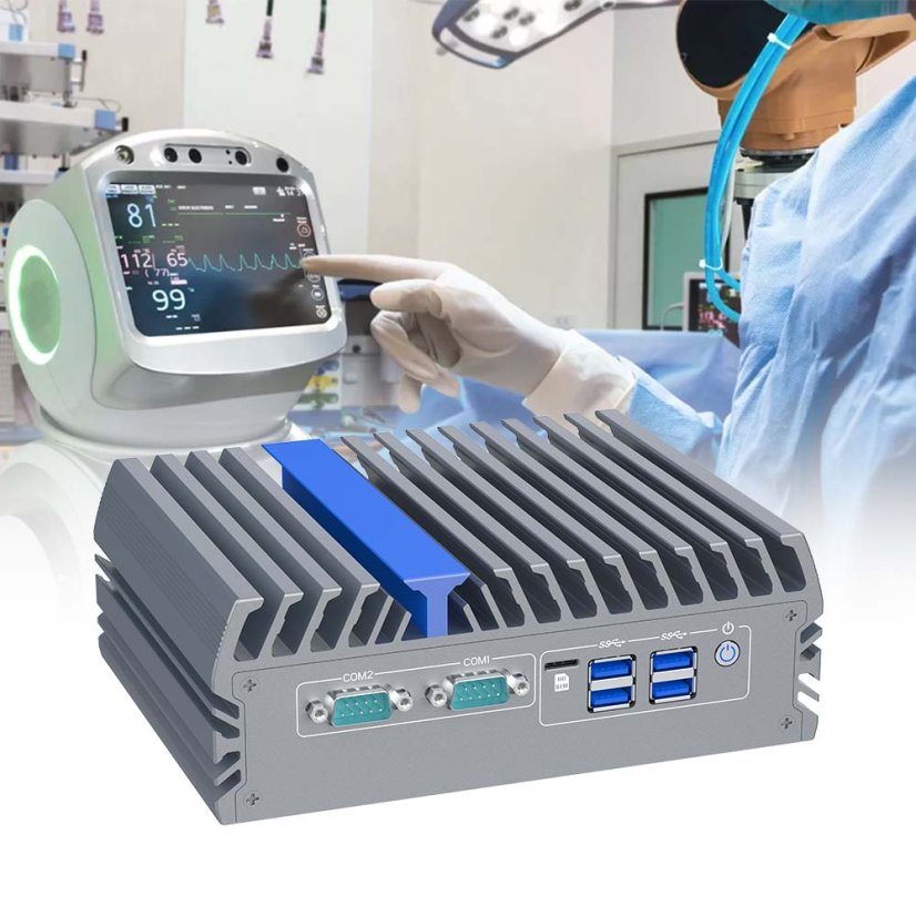 IEXP-502 Industrial Fanless PC, Intel Core i3/i5/i7, Triple HDMI, 2.5G LAN