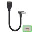 USB 2.0 Extension Cable, Male-Female, Curved, 0.5m