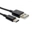 Kabel UC-312 USB 3.1 C/M - USB 2.0 A/M, černý, 1m
