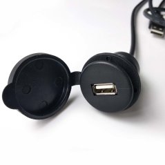 USB A prodlužovací kabel 1m s protiprachovým krytem