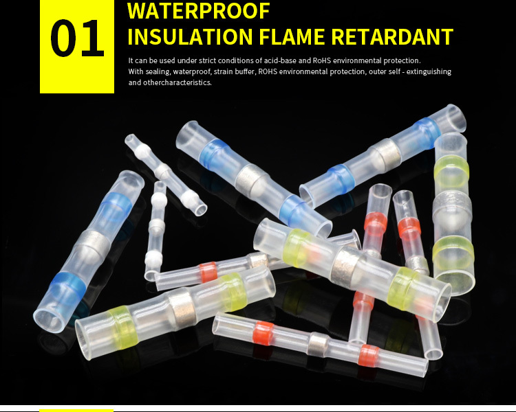 Waterproof Solder Connectors with Heat Shrink Tubing – Set of 58/100/110 Pieces