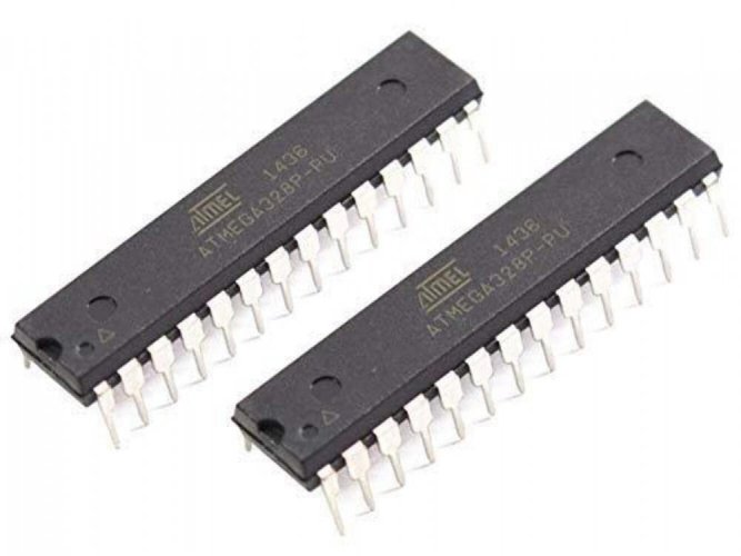 Mikroprocesor ATMEGA328P-P/PU DIP28 8-bit AVR - Model: ATMEGA328P-U