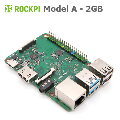Rock Pi Model A - Single Board Computer with Powerful RK3399 Processor