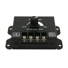 Stmívač dimmer LED DC 12-24V 30A