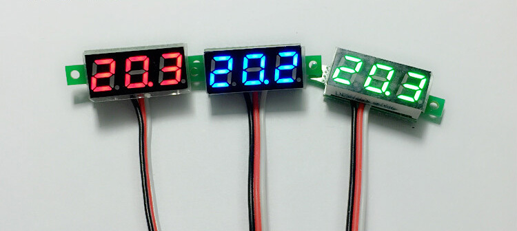 Digitální voltmetr V18D DC 0-100V 0.28'