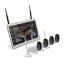 RGB-4H11AAW0-D12/JWT 4CH IP 11" LCD Kamera Bezdrátový Systém - NVR WiFi Kit + 4x 720p IP Kamery