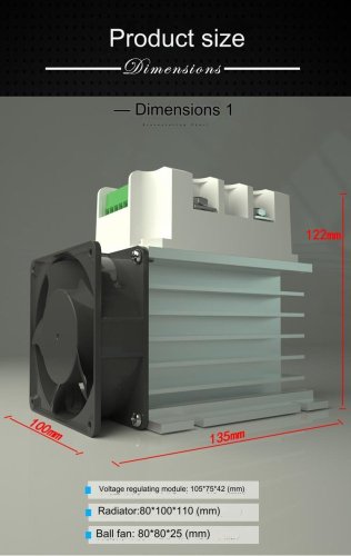 LSA Půlvlnný Jednofázový Solid State AC Regulátor Napětí