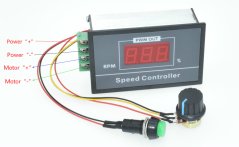 QA-26S 6-60V 30A DC PWM LCD Speed Controller for Motors