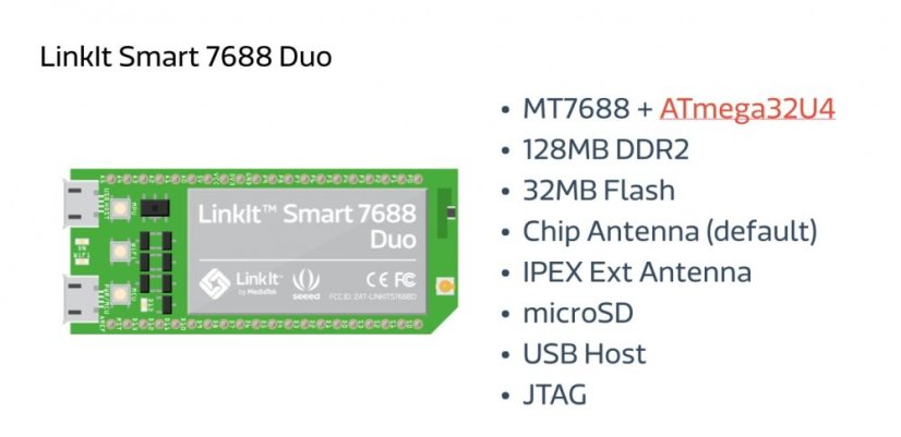 LinkIt Smart 7688 DUO Vývojová Deska pro IoT