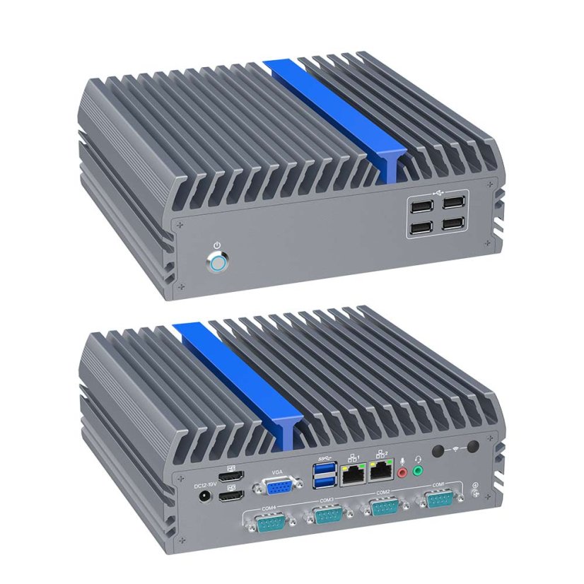 IEXP-732 Mini Industrial PC, Triple Display, Dual LAN