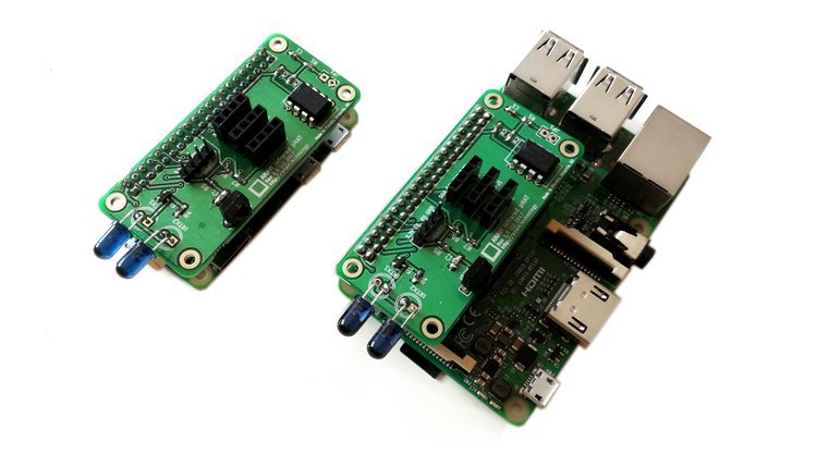 ANAVI Infrared pHAT - Chytrý dálkový ovladač pro Raspberry Pi