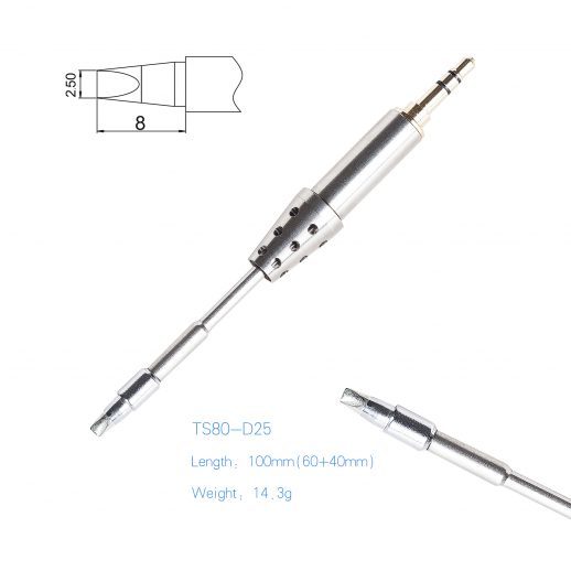 Náhradní pájecí hrot pro TS80/TS80P pájecí stanice