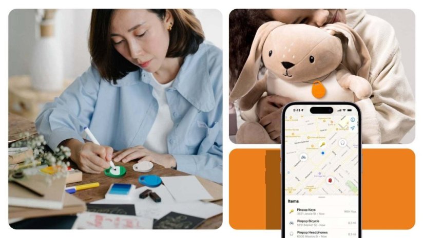 Momax Pinpop Lite Finder - Lokátor s technologií Find My